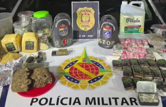 Operação da PMDF apreende drogas, munições e veículos em Samambaia