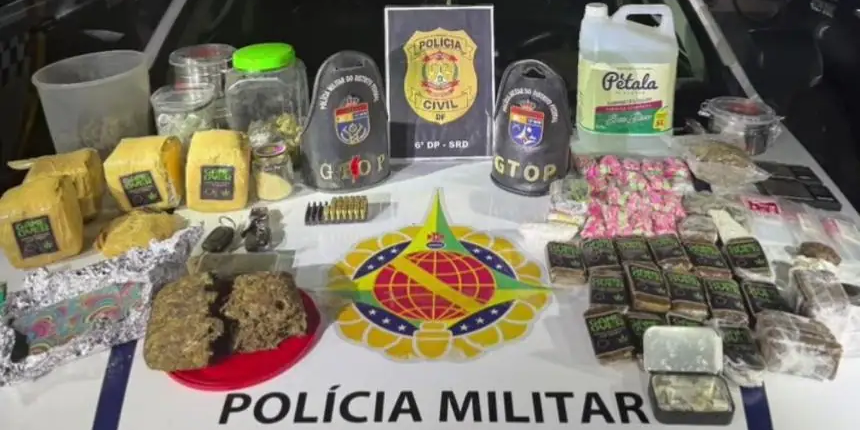Operação da PMDF apreende drogas, munições e veículos em Samambaia