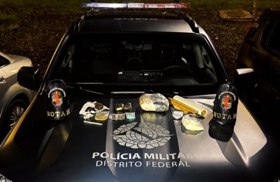 Homem é preso em flagrante por tráfico de drogas em Samambaia