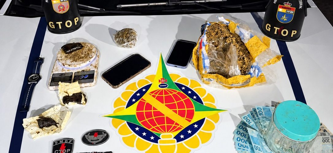 Três homens são presos por tráfico de drogas em Samambaia